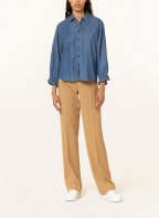 HUGO Shirt blouse ERINNY in denim look, Color: DARK BLUE (Image 1)