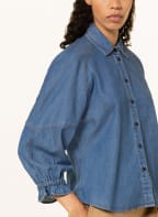 HUGO Shirt blouse ERINNY in denim look, Color: DARK BLUE (Image 1)