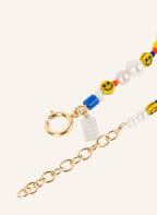 WALD Armband SMILIE DUDE, Farbe: WEISS/ GOLD (Bild 1)