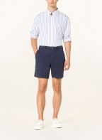 POLO RALPH LAUREN Chino shorts straight fit with linen, Color: DARK BLUE (Image 1)