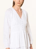 NEO NOIR Kleid ARONIA aus Lochspitze, Farbe: WEISS (Bild 1)
