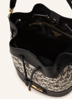 LAUREN RALPH LAUREN Beuteltasche ANDIE , Farbe: SCHWARZ/ ECRU (Bild 1)