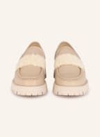 MRS & HUGS Loafer mit Kunstfell, Farbe: BEIGE (Bild 1)