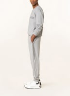 Alexander McQUEEN Sweatpants with tuxedo stripe, Color: GRAY (Image 1)