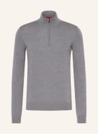 HUGO Half-zip sweater SAN QUIRIN, Color: GRAY (Image 1)