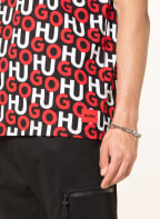 HUGO T-Shirt DONOGRAM , Farbe: SCHWARZ/ ROT/ WEISS (Bild 1)