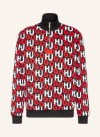 HUGO Sweat-Troyer DONO, Farbe: SCHWARZ/ ROT/ WEISS (Bild 1)