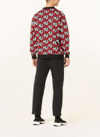 HUGO Sweat-Troyer DONO, Farbe: SCHWARZ/ ROT/ WEISS (Bild 1)