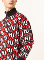 HUGO Sweat-Troyer DONO, Farbe: SCHWARZ/ ROT/ WEISS (Bild 1)