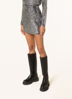 MRS & HUGS Skirt with sequins, Color: BLACK/ SILVER (Image 1)