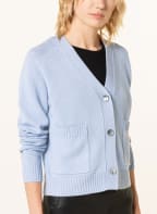 FTC CASHMERE Strickjacke aus Cashmere , Farbe: HELLBLAU (Bild 1)