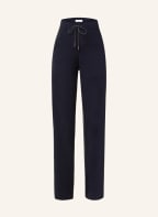 FABIANA FILIPPI Knit trousers made of merino wool, Color: DARK BLUE (Image 1)
