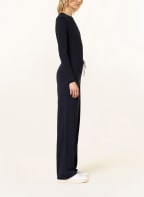 FABIANA FILIPPI Knit trousers made of merino wool, Color: DARK BLUE (Image 1)