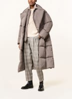 FABIANA FILIPPI Down jacket with removable trim, Color: TAUPE (Image 1)