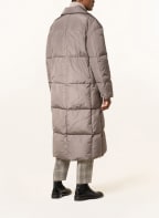 FABIANA FILIPPI Down jacket with removable trim, Color: TAUPE (Image 1)
