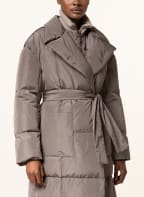 FABIANA FILIPPI Down jacket with removable trim, Color: TAUPE (Image 1)