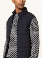 EMPORIO ARMANI Lightweight-Daunenweste, Farbe: DUNKELBLAU (Bild 1)