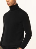 FTC CASHMERE Rollkragenpullover aus Cashmere, Farbe: SCHWARZ (Bild 1)