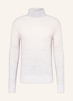 FTC CASHMERE Cashmere-Pullover, Farbe: CREME/ HELLGRAU (Bild 1)