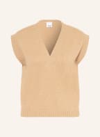 ALLUDE Cashmere-Pullunder , Farbe: CAMEL (Bild 1)