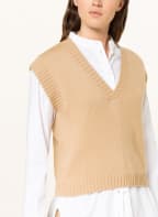 ALLUDE Cashmere-Pullunder , Farbe: CAMEL (Bild 1)