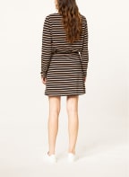 Juvia Sweat skirt, Color: BLACK/ BEIGE (Image 1)