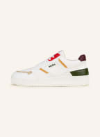 MoEa Sneaker , Farbe: WEISS/ DUNKELGRÜN/ DUNKELROT (Bild 1)