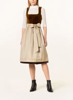 Johann & Johanna Dirndl LENI VELVET, Farbe: BRAUN/ DUNKELBRAUN (Bild 1)