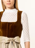 Johann & Johanna Dirndl LENI VELVET, Farbe: BRAUN/ DUNKELBRAUN (Bild 1)