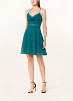 VM VERA MONT Cocktailkleid mit Lochspitze , Farbe: PETROL (Bild 1)