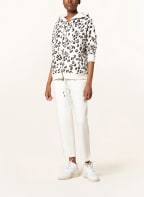 Juvia Sweatjacke , Farbe: CREME/ SCHWARZ/ HELLROT (Bild 1)