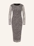 comma Mesh dress , Color: DARK GRAY/ BLACK/ LIGHT GRAY (Image 1)