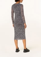 comma Mesh dress , Color: DARK GRAY/ BLACK/ LIGHT GRAY (Image 1)