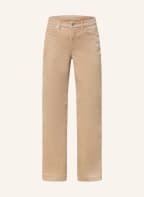 MAC Marlenehose RICH CARLA aus Samt, Farbe: BEIGE (Bild 1)