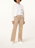 MAC Marlenehose RICH CARLA aus Samt, Farbe: BEIGE (Bild 1)