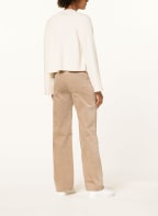 MAC Marlenehose RICH CARLA aus Samt, Farbe: BEIGE (Bild 1)