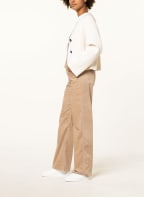 MAC Marlenehose RICH CARLA aus Samt, Farbe: BEIGE (Bild 1)