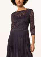 Vera Mont Plisseekleid mit Spitze, Farbe: DUNKELLILA (Bild 1)