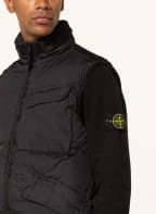 STONE ISLAND Down vest , Color: BLACK (Image 1)
