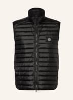 STONE ISLAND Down vest , Color: BLACK (Image 1)
