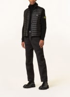 STONE ISLAND Down vest , Color: BLACK (Image 1)