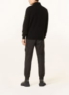 STONE ISLAND Half-zip sweater, Color: BLACK (Image 1)