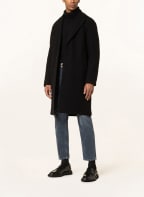HARRIS WHARF LONDON Wool coat, Color: BLACK (Image 1)