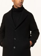 HARRIS WHARF LONDON Wool coat, Color: BLACK (Image 1)