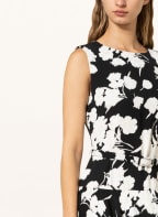 LAUREN RALPH LAUREN Cocktailkleid mit Volants, Farbe: SCHWARZ/ WEISS/ BEIGE (Bild 1)