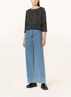 lilienfels Shirt mit 3/4-Arm, Farbe: GRAU/ SCHWARZ (Bild 1)