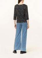 lilienfels Shirt mit 3/4-Arm, Farbe: GRAU/ SCHWARZ (Bild 1)