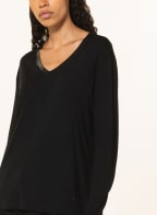 MOS MOSH Long sleeve shirt RENEE, Color: BLACK (Image 1)