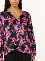 MOS MOSH Blusenshirt PEYTIN, Farbe: SCHWARZ/ PINK (Bild 1)