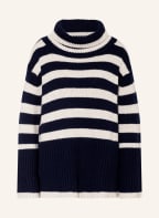 HEMISPHERE Pullover mit Cashmere , Farbe: DUNKELBLAU/ CREME (Bild 1)